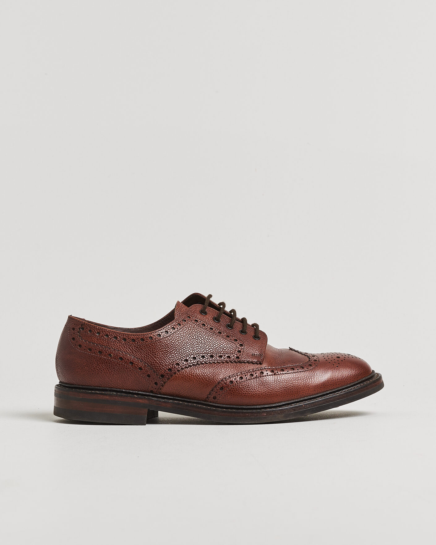 Uomini | Scarpe con cuciture Goodyear Pre-owned | Pre-owned | Loake 1880 Badminton Brogue Dark Brown Grain UK10,5 - EU44,5