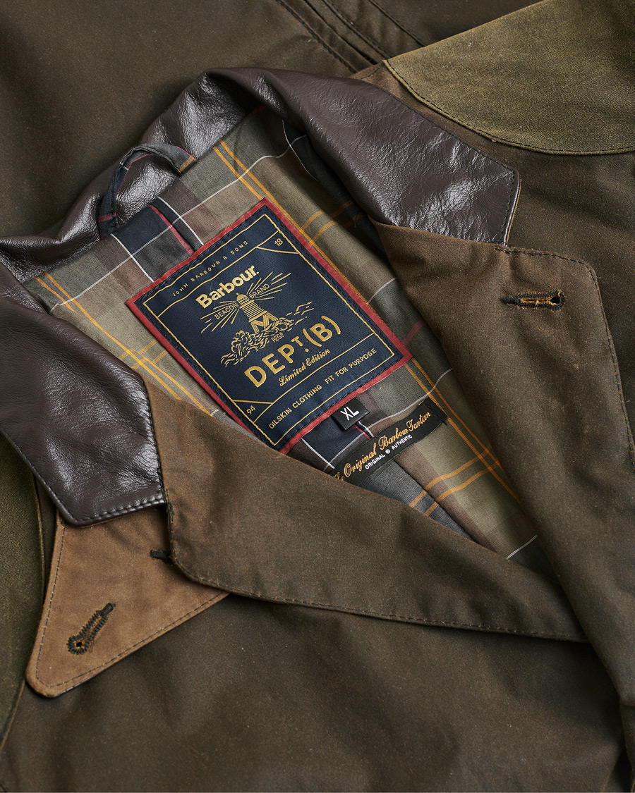 Uomini | Barbour Heritage Dept. B Commander Jacket Olive XL | Pre-owned | Barbour Heritage Dept. B Commander Jacket Olive XL