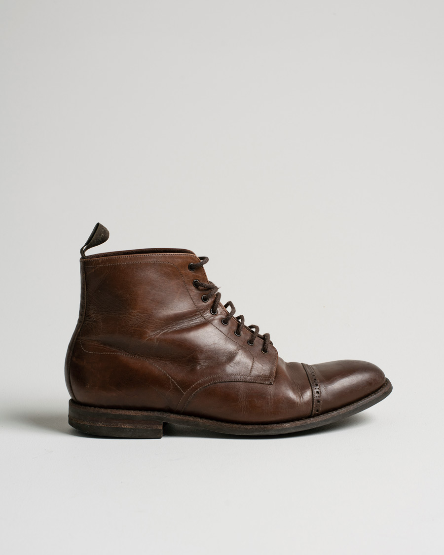 Uomini | Loake 1880 Hyde Boot Dark Brown | Pre-owned | Loake 1880 Hyde Boot Dark Brown