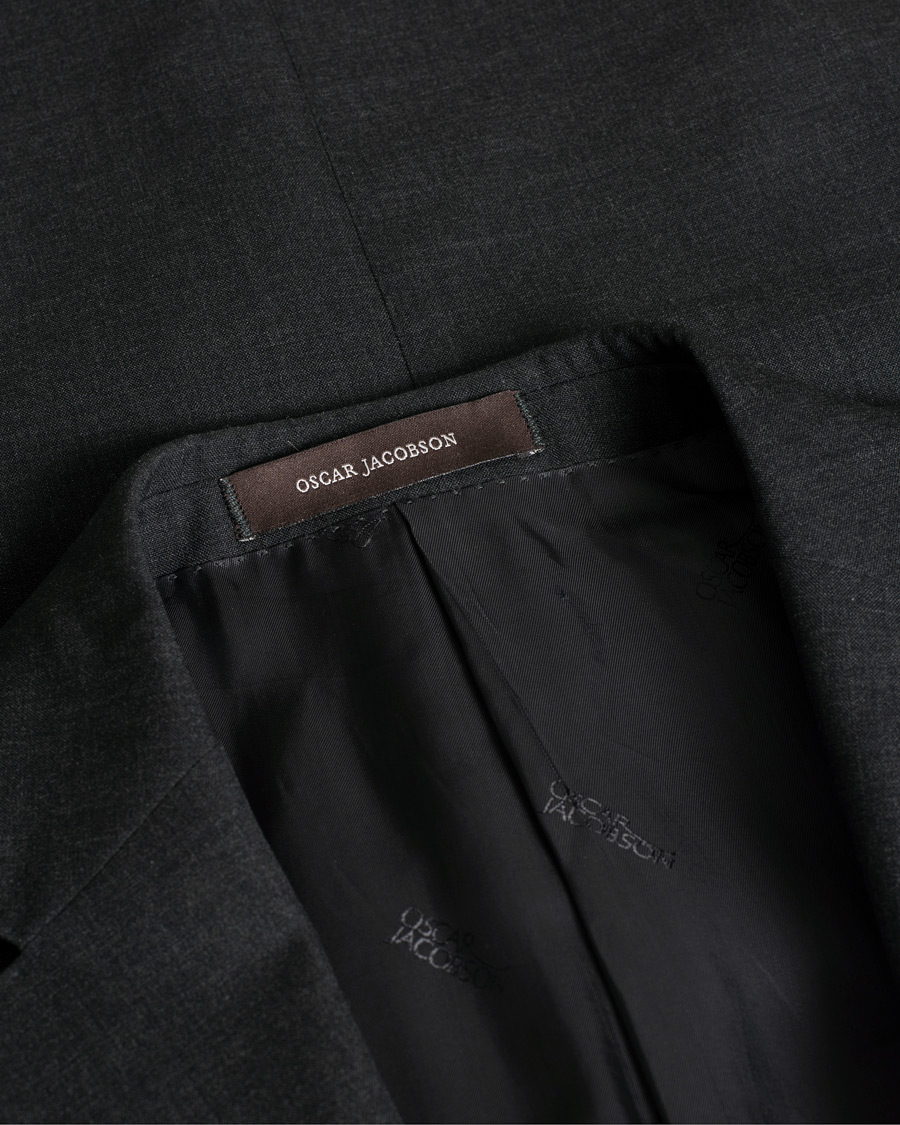 Uomini | Oscar Jacobson Edmund Blazer Super 120's Wool Grey | Pre-owned | Oscar Jacobson Edmund Blazer Super 120's Wool Grey