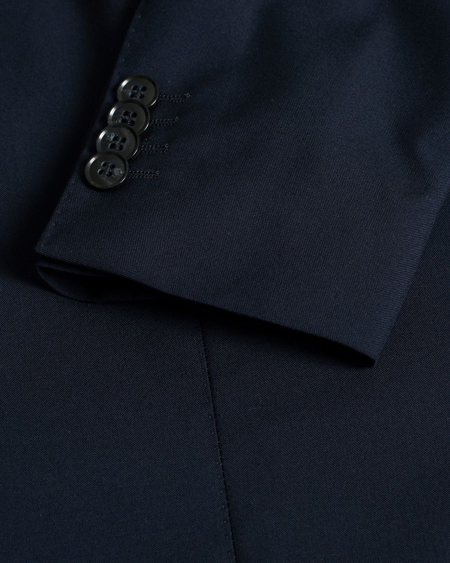 Uomini | Oscar Jacobson Super 120's Wool Suit Navy 150 | Pre-owned | Oscar Jacobson Super 120's Wool Suit Navy 150