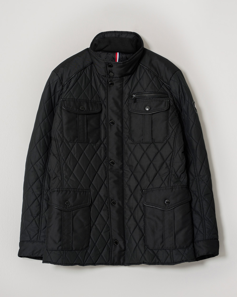 Uomini | Hackett AMR Quilted 4-Pocket Jacket Black L | Pre-owned | Hackett AMR Quilted 4-Pocket Jacket Black L