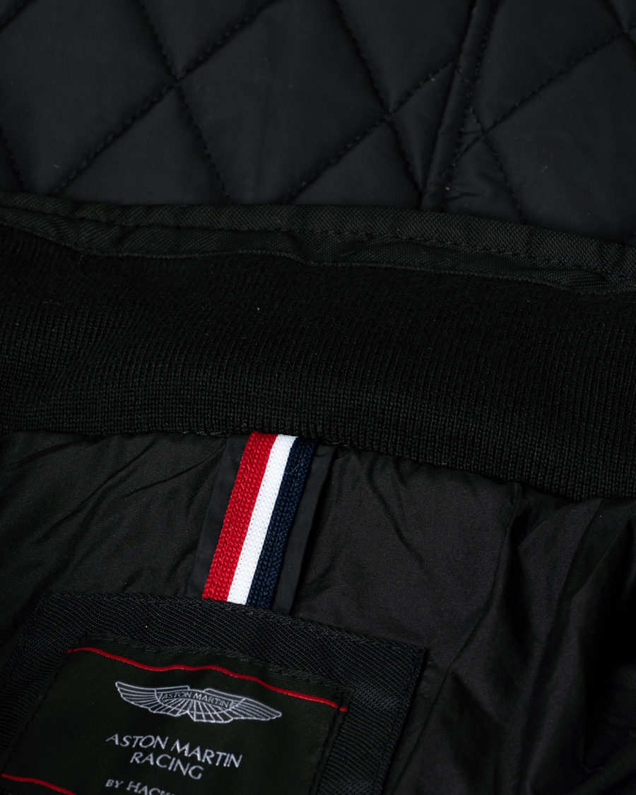 Uomini | Hackett AMR Quilted 4-Pocket Jacket Black L | Pre-owned | Hackett AMR Quilted 4-Pocket Jacket Black L