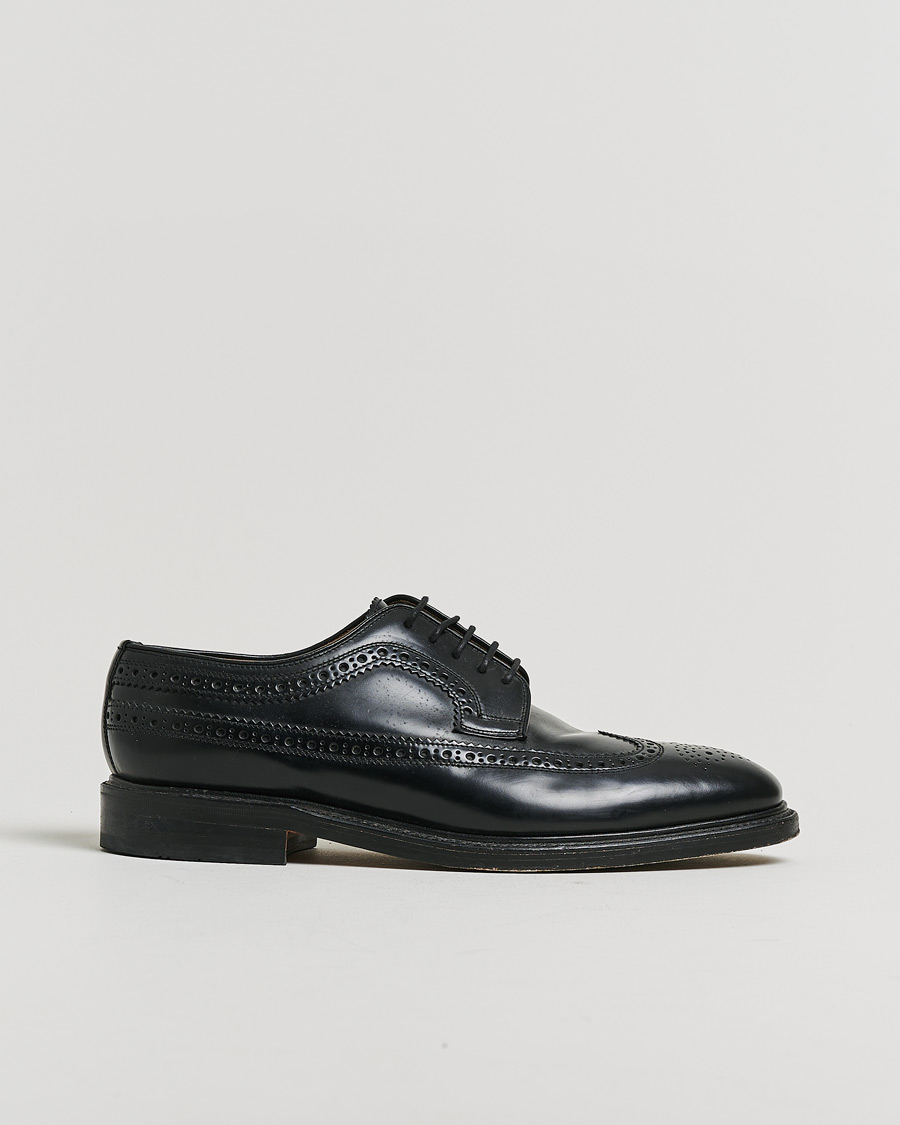 Uomini | Scarpe con cuciture Goodyear Pre-owned | Pre-owned | Loake Shoemakers Royal Brogue Black Polished Calf UK10,5 - EU44,5