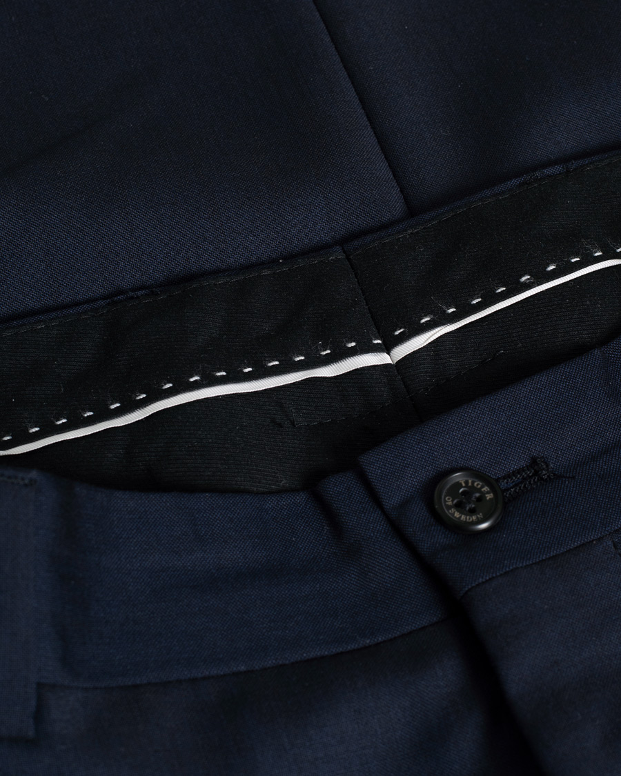 Uomini | Tiger of Sweden Nedvin Suit 100% Wool Navy 46 | Pre-owned | Tiger of Sweden Nedvin Suit 100% Wool Navy 46