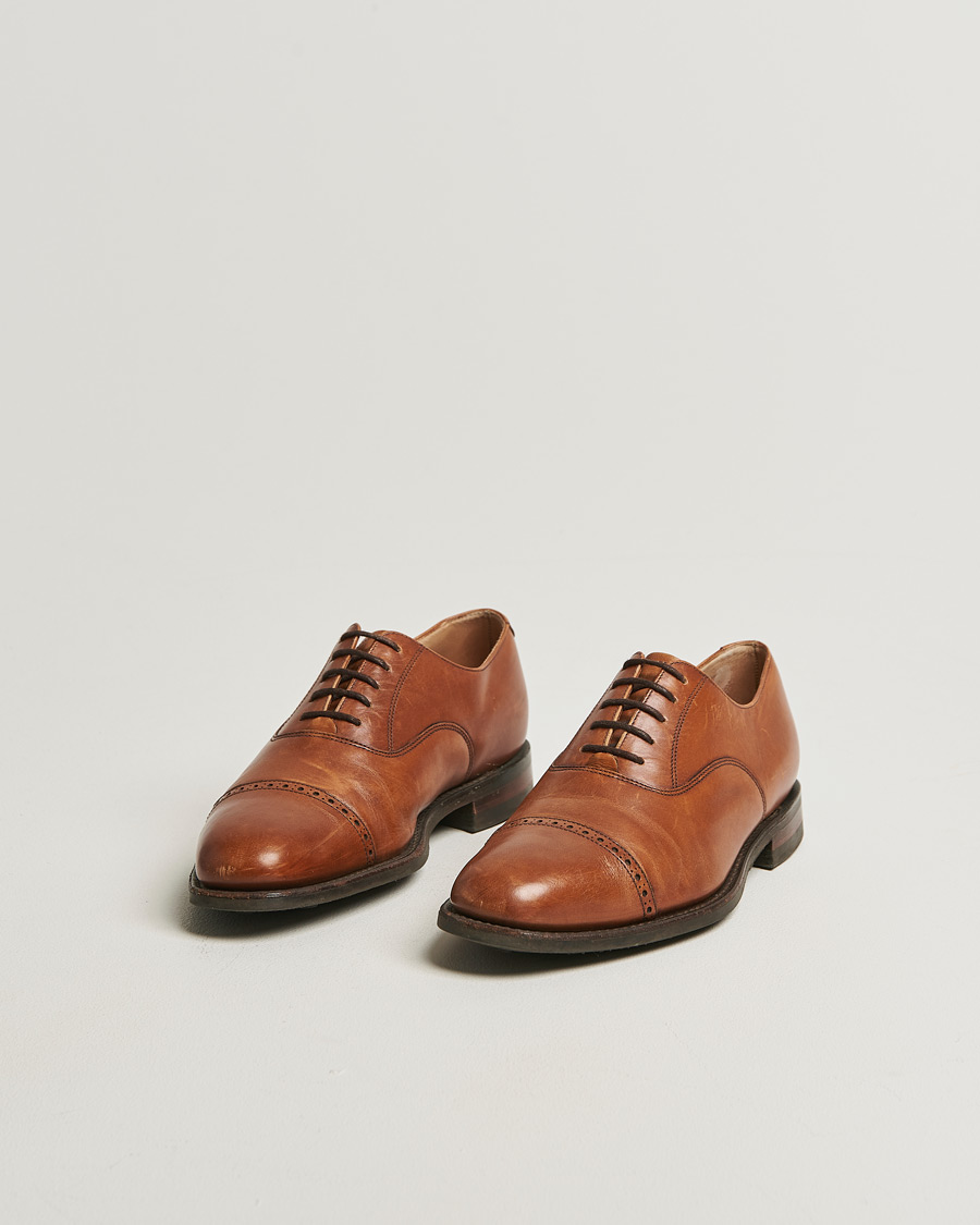 Uomini | Scarpe con cuciture Goodyear Pre-owned | Pre-owned | Loake 1880 Cadogan Oxford Mahogany Calf UK7,5 - EU41,5