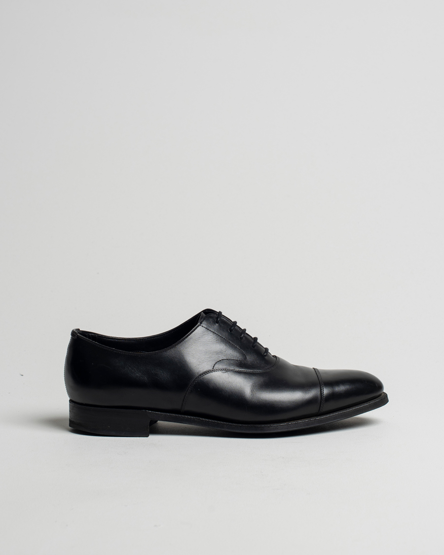Uomini | Edward Green Chelsea Oxford Black Calf | Pre-owned | Edward Green Chelsea Oxford Black Calf