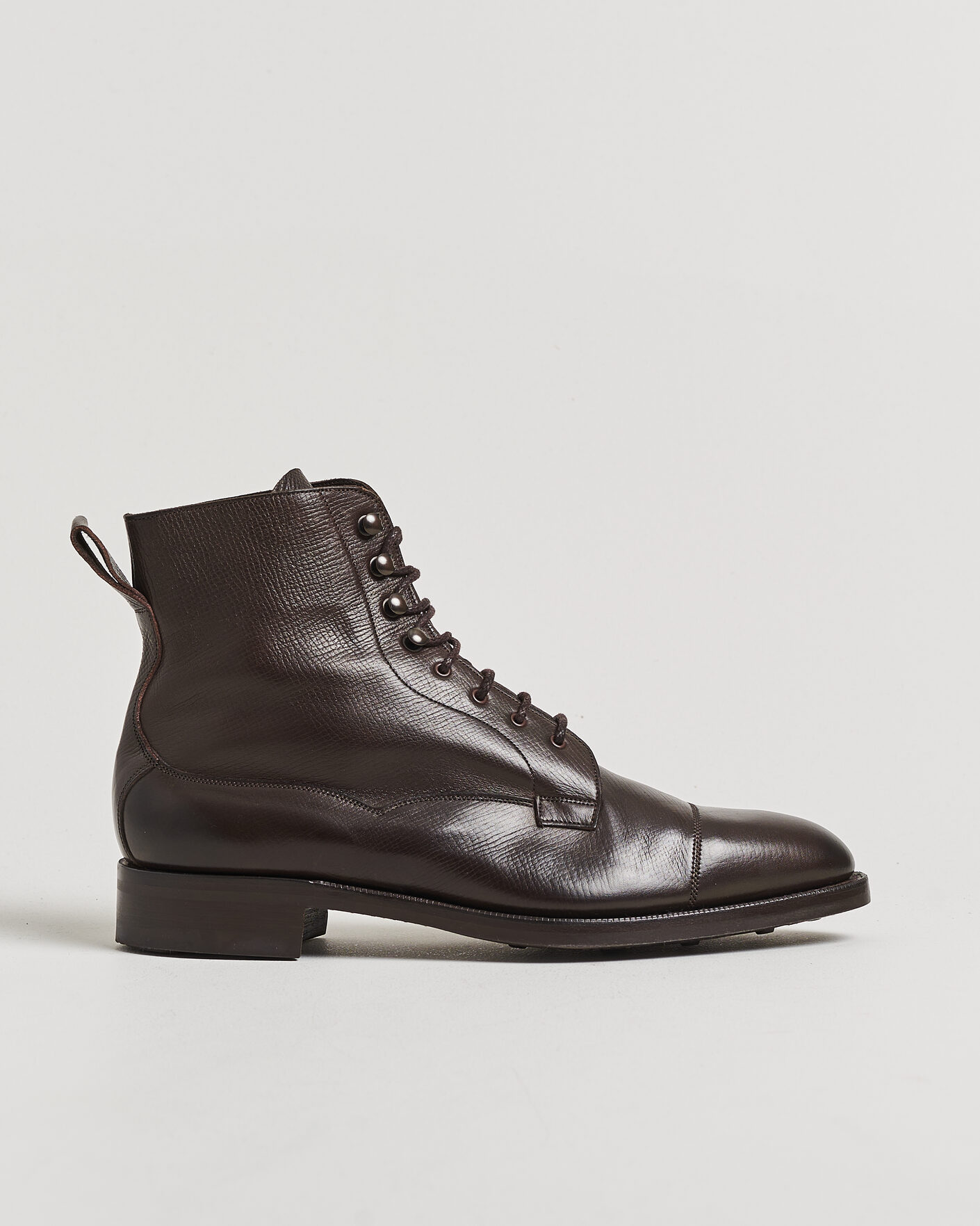 Uomini | Scarpe con cuciture Goodyear Pre-owned | Pre-owned | Edward Green Galway Grained Boot Dark Brown Utah Calf UK10,5 - EU45