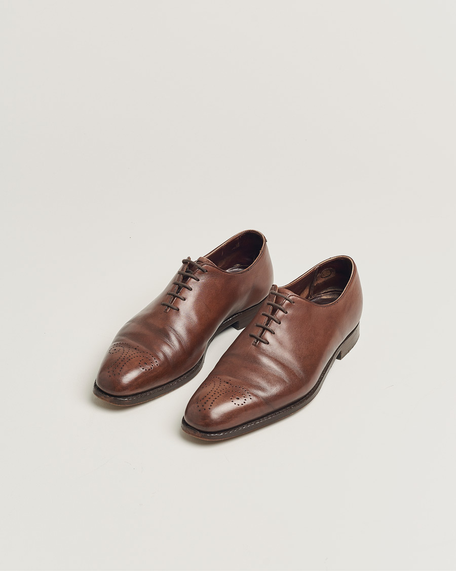 Uomini | Crockett & Jones Weymouth Dark Brown Antique Calf UK7 - EU41 | Pre-owned | Crockett & Jones Weymouth Dark Brown Antique Calf UK7 - EU41