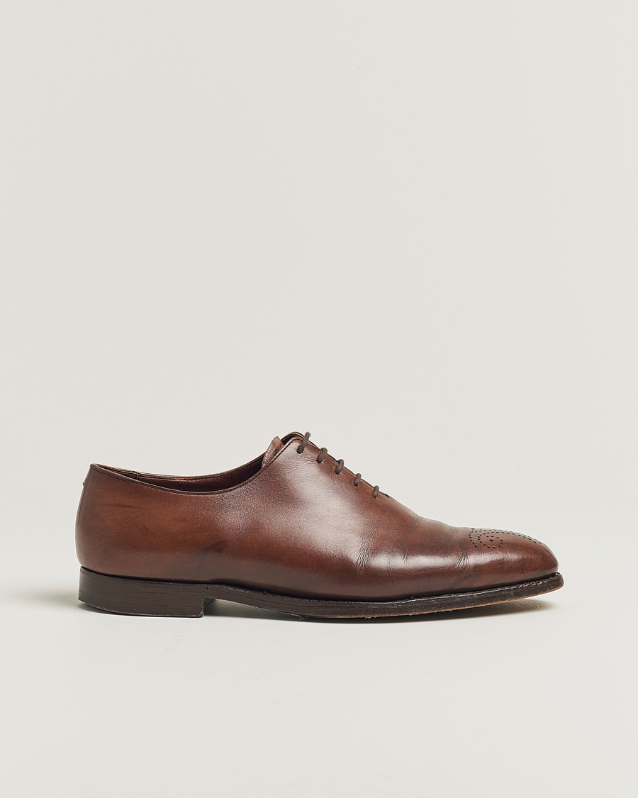 Uomini | Crockett & Jones Weymouth Dark Brown Antique Calf UK7 - EU41 | Pre-owned | Crockett & Jones Weymouth Dark Brown Antique Calf UK7 - EU41