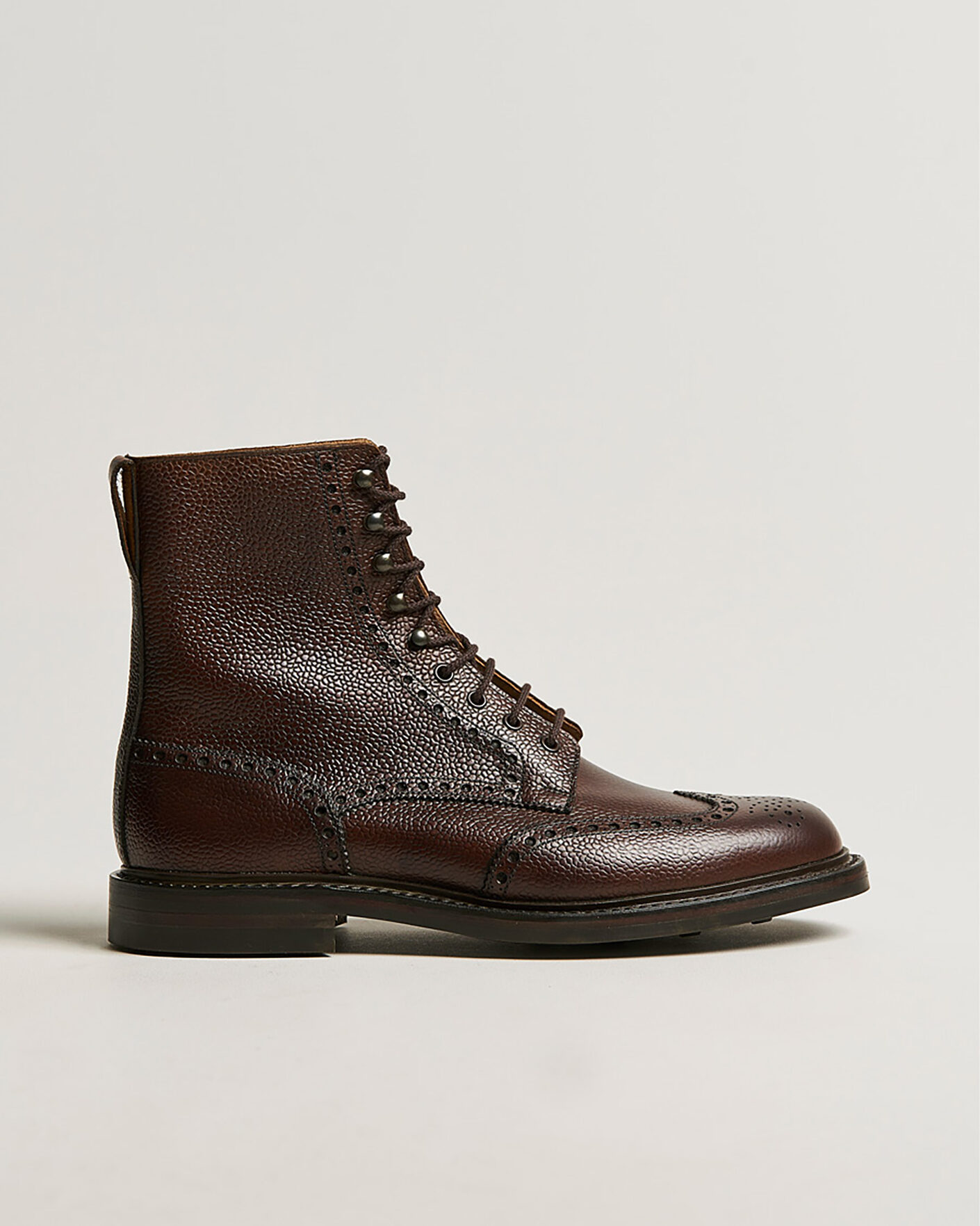Uomini | Scarpe con cuciture Goodyear Pre-owned | Pre-owned | Crockett & Jones Islay Boot Dark Brown Grained Calf UK10 - EU44