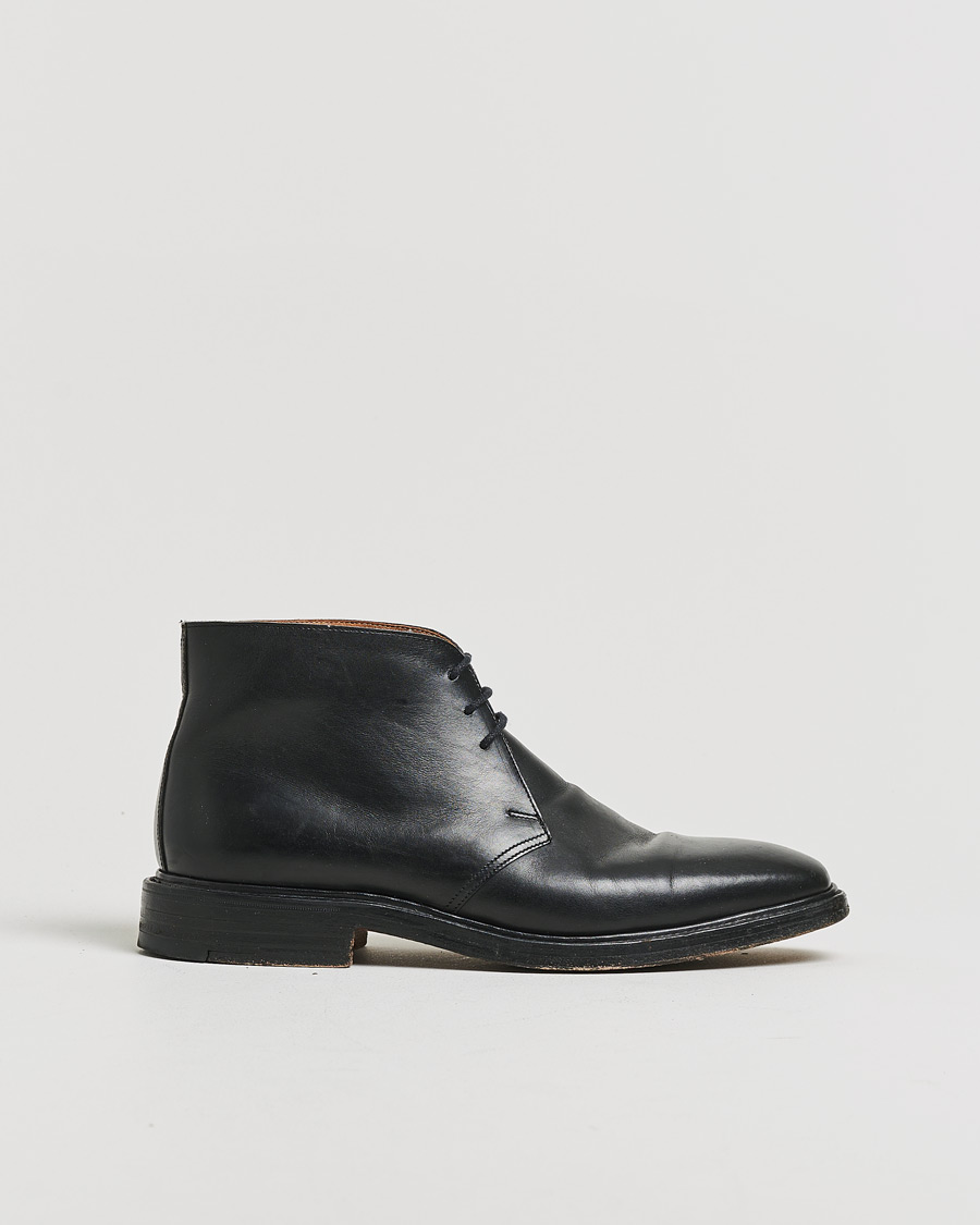 Uomini | Scarpe con cuciture Goodyear Pre-owned | Pre-owned | Crockett & Jones Holborn Chukka Black Calf UK8 - EU42