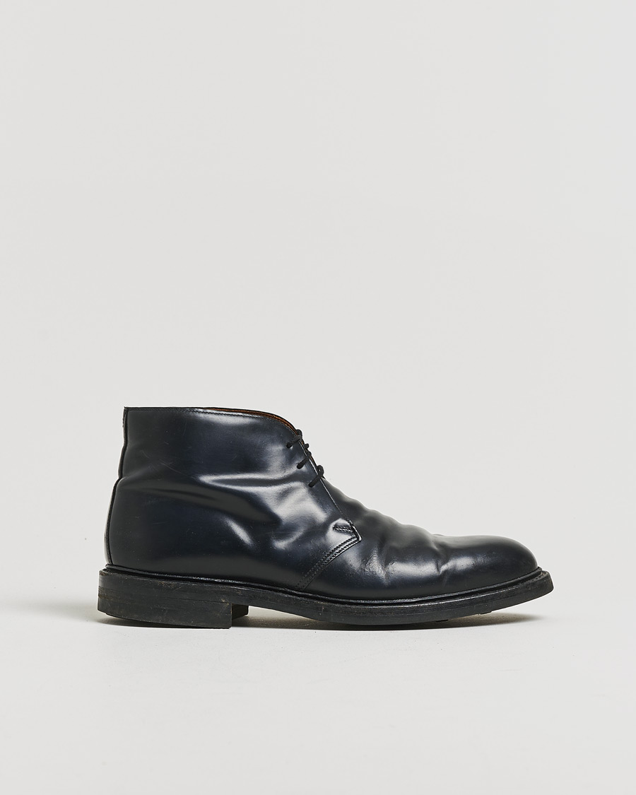 Uomini | Scarpe con cuciture Goodyear Pre-owned | Pre-owned | Crockett & Jones Chepstow Chukka Black Calf UK8,5 - EU42,5