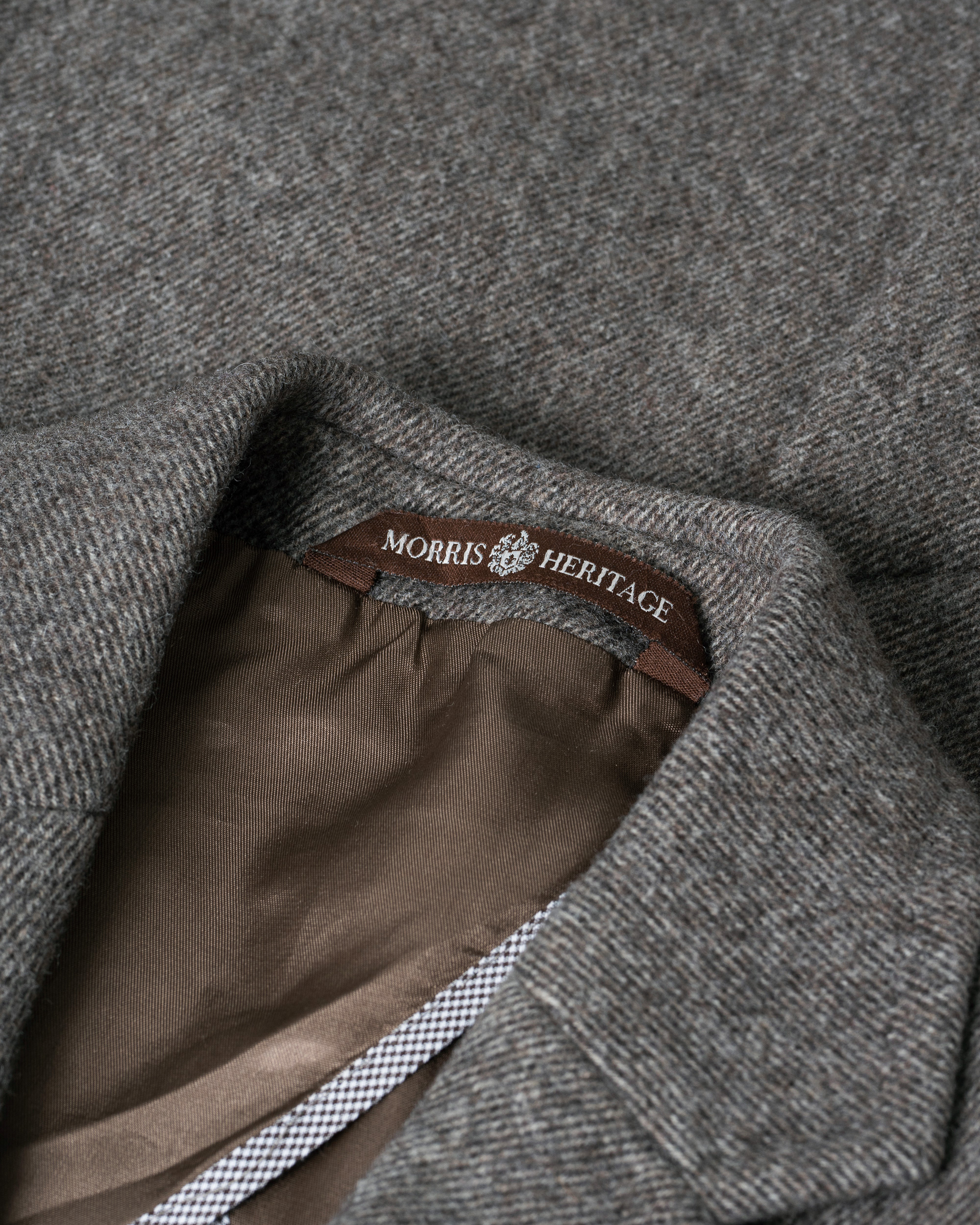 Uomini | Morris Heritage George Double Face Coat Brown 46 | Pre-owned | Morris Heritage George Double Face Coat Brown 46