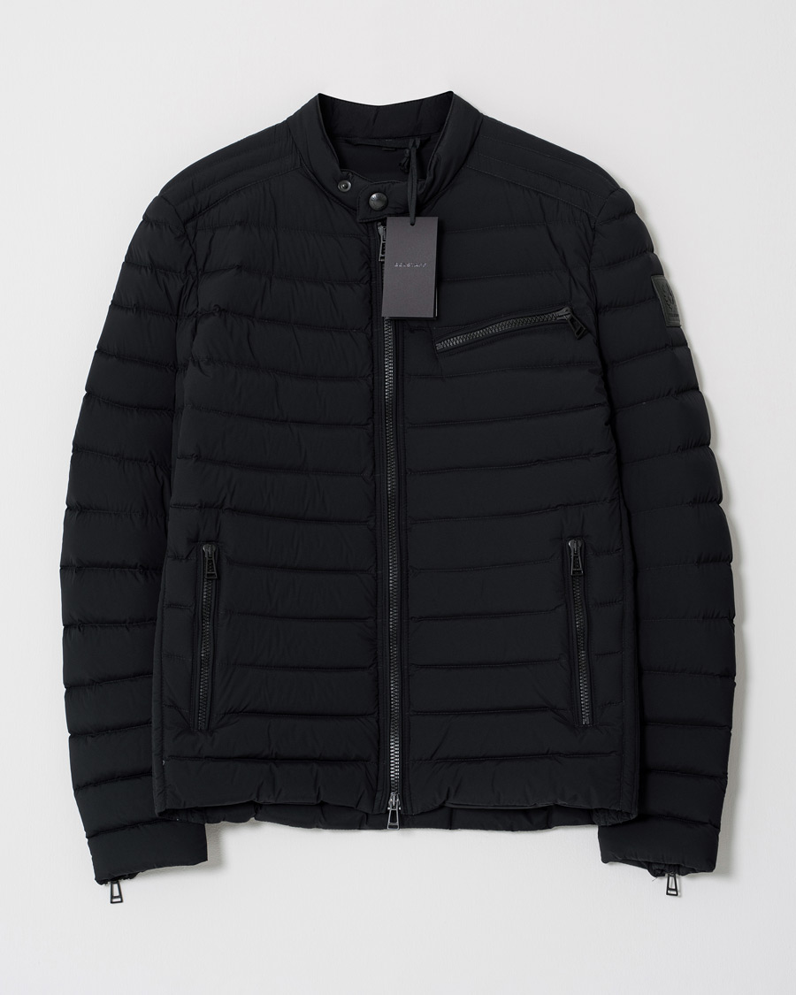 Uomini | Belstaff Tamworth Stretch Down Jacket Black 46 | Pre-owned | Belstaff Tamworth Stretch Down Jacket Black 46