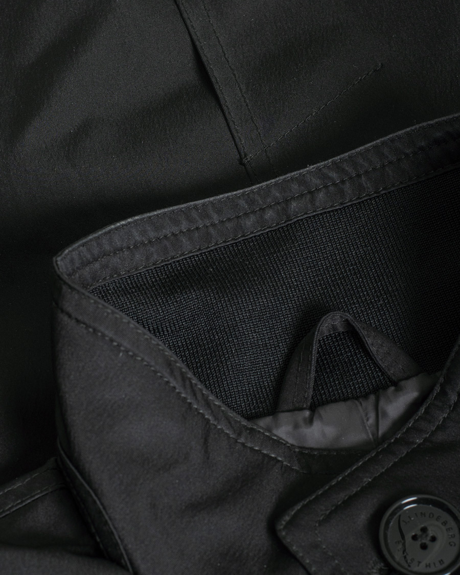 Uomini | J.Lindeberg Gavin 52 Peach Poly Coat Black | Pre-owned | J.Lindeberg Gavin 52 Peach Poly Coat Black