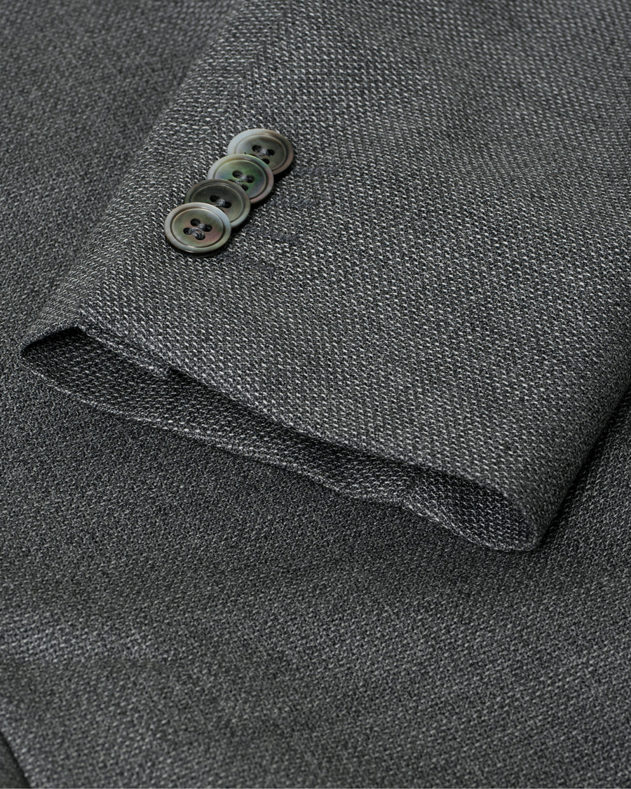 Uomini | Oscar Jacobson Einar Patch Pocket Blazer Grey 48 | Pre-owned | Oscar Jacobson Einar Patch Pocket Blazer Grey 48