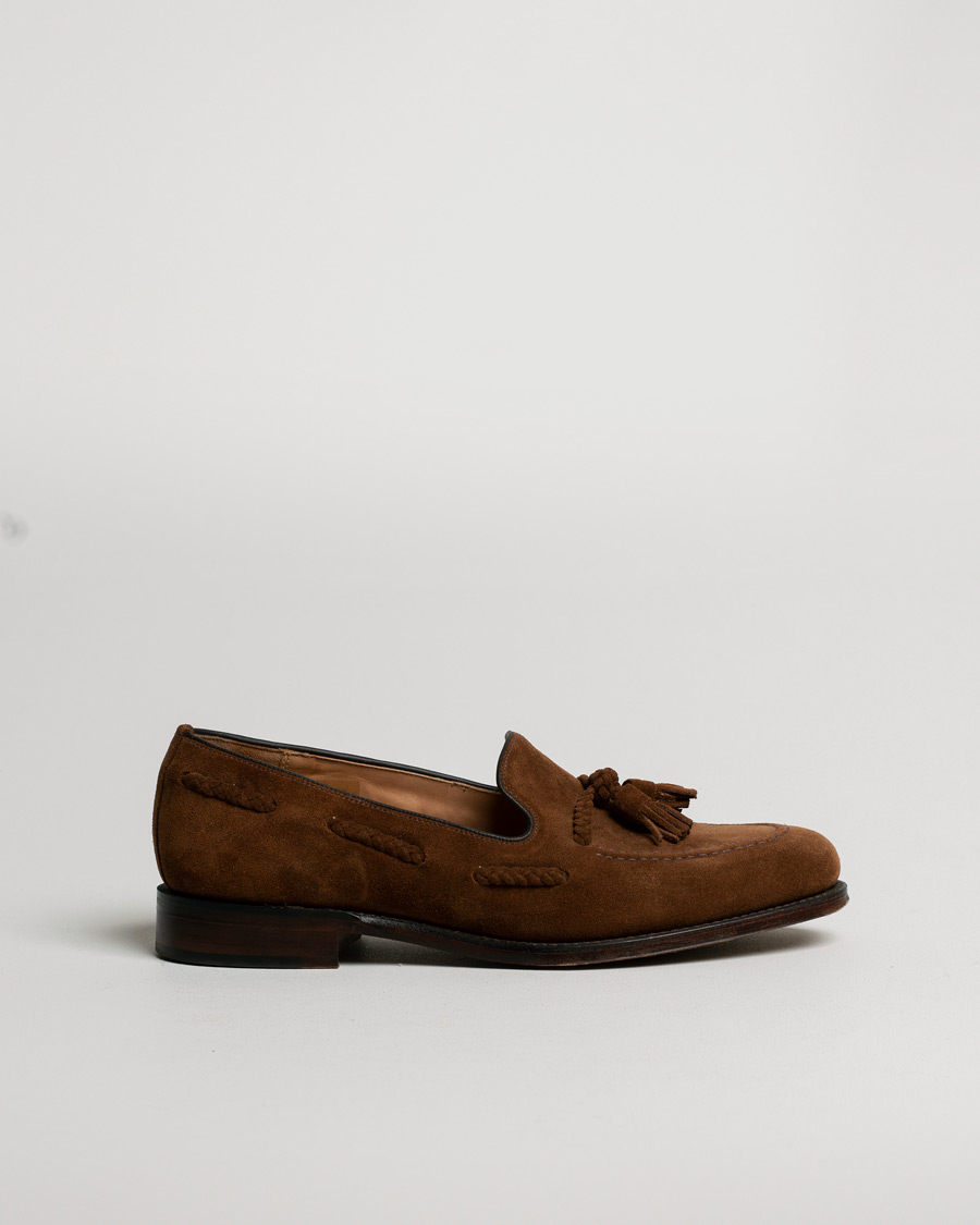 Uomini | Loake 1880 MTO Temple Loafer Polo Suede | Pre-owned | Loake 1880 MTO Temple Loafer Polo Suede
