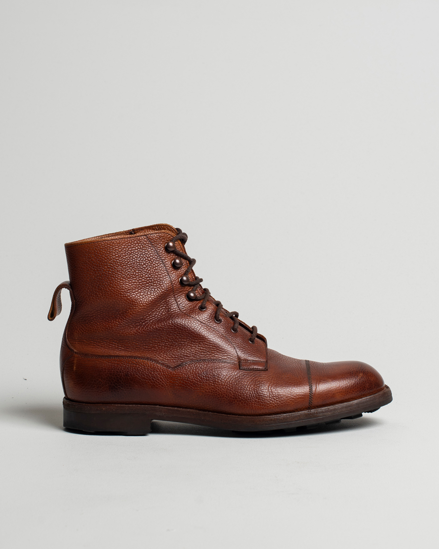 Uomini | Edward Green Galway Ridgeway Boot Rosewood Country Calf | Pre-owned | Edward Green Galway Ridgeway Boot Rosewood Country Calf