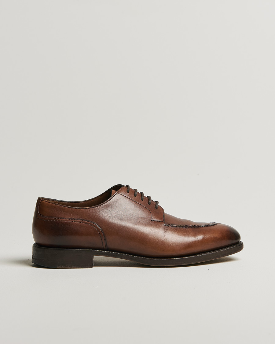 Uomini | Edward Green Dover Split Toe Dark Oak Calf | Pre-owned | Edward Green Dover Split Toe Dark Oak Calf