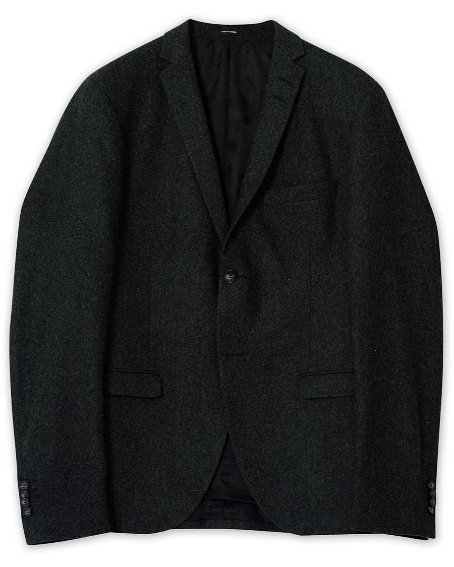 Uomini | Tiger of Sweden Jil 3 Flannel Blazer Grey 52 | Pre-owned | Tiger of Sweden Jil 3 Flannel Blazer Grey 52