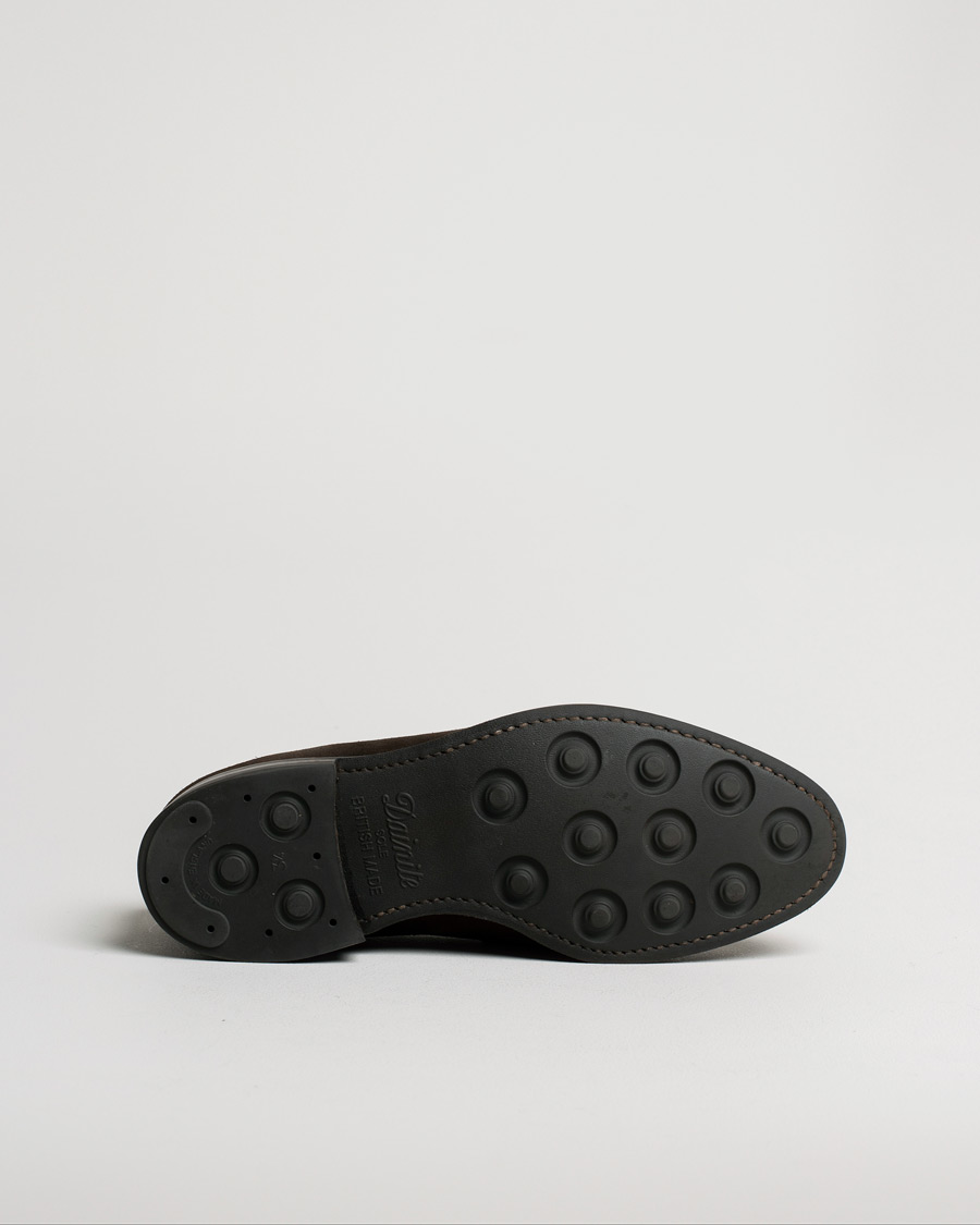 Uomini | Loake 1880 MTO Whitehall Dainite Penny Loafer Brown Suede | Pre-owned | Loake 1880 MTO Whitehall Dainite Penny Loafer Brown Suede