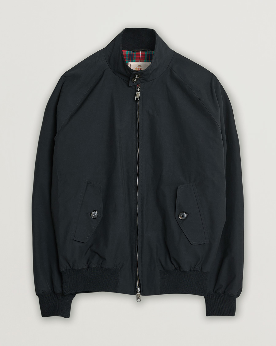Uomini | Baracuta G9 Original Harrington Jacket Dark Navy | Pre-owned | Baracuta G9 Original Harrington Jacket Dark Navy