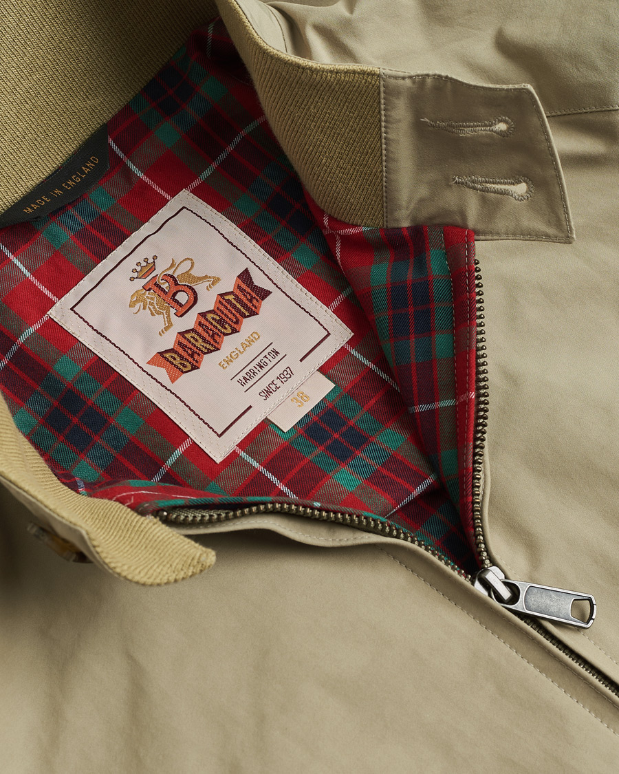 Uomini | Giacche Pre-owned | Pre-owned | Baracuta G9 Original Harrington Jacket Natural UK38 - EU48