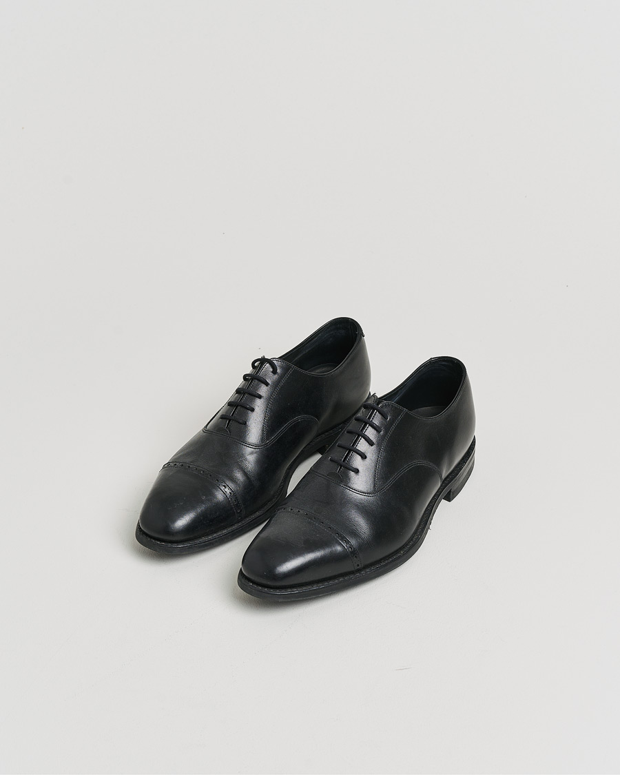 Uomini | Loake 1880 Cadogan Oxford Black Calf UK9 - EU43 | Pre-owned | Loake 1880 Cadogan Oxford Black Calf UK9 - EU43
