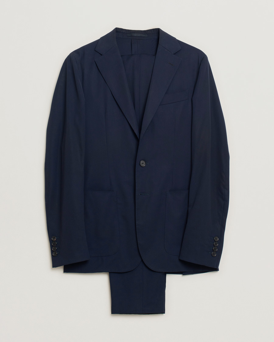 Uomini | Caruso Traveller Houdini Suit Navy | Pre-owned | Caruso Traveller Houdini Suit Navy