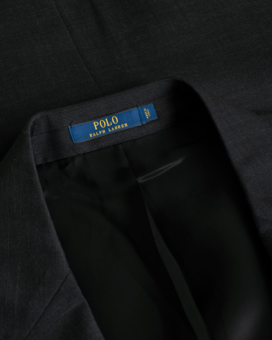 Uomini | Polo Ralph Lauren Clothing Connery Peak Lapel Wool Suit Grey 50 | Pre-owned | Polo Ralph Lauren Clothing Connery Peak Lapel Wool Suit Grey 50