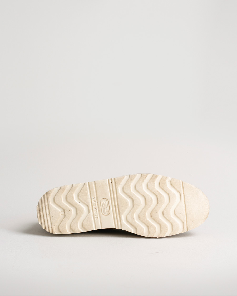 Uomini | Grenson Archie Brogue Derby Wedge Sole Black Calf | Pre-owned | Grenson Archie Brogue Derby Wedge Sole Black Calf