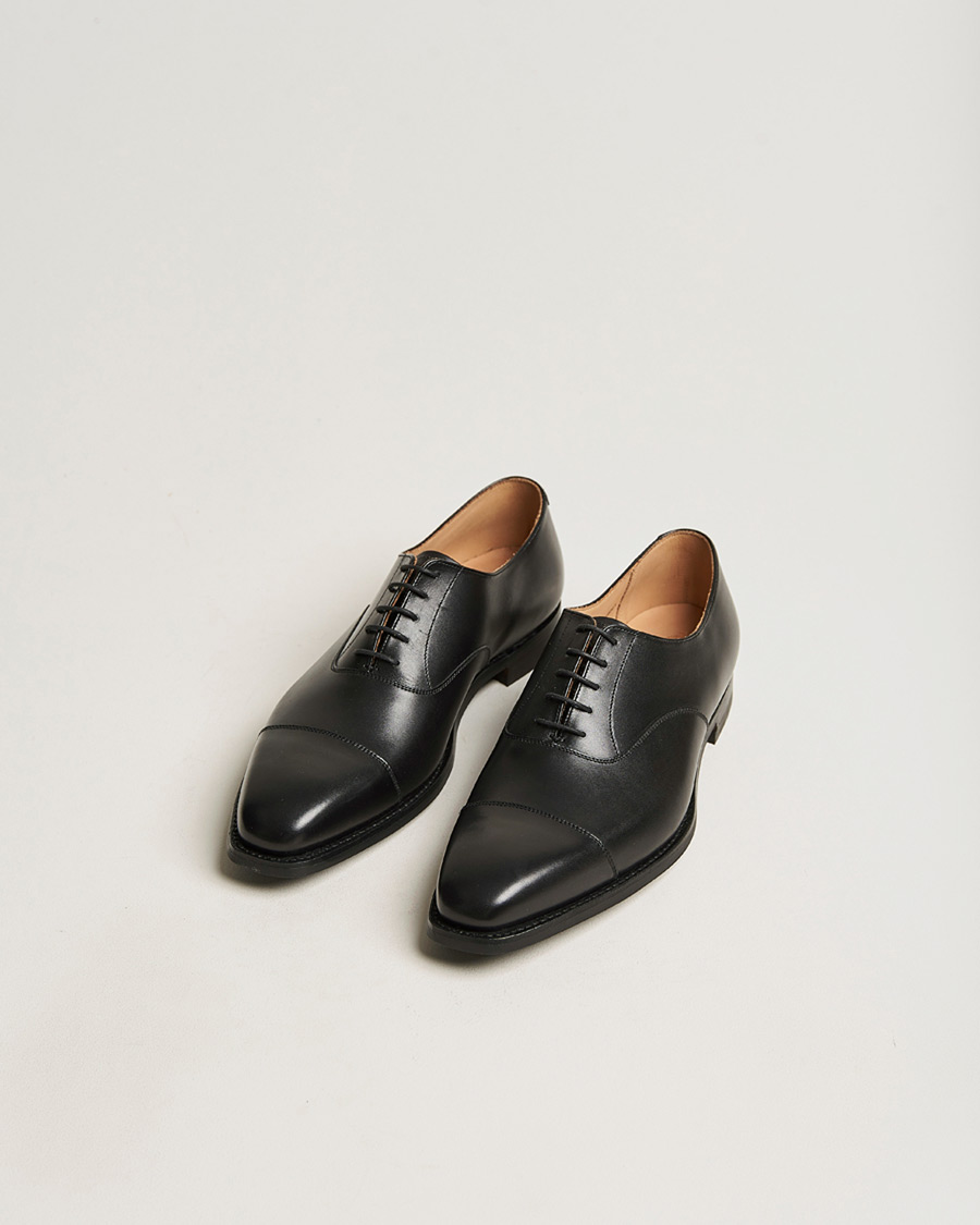 Uomini | Scarpe con cuciture Goodyear Pre-owned | Pre-owned | Crockett & Jones Hallam Oxford City Sole E Black Calf UK6 - EU40