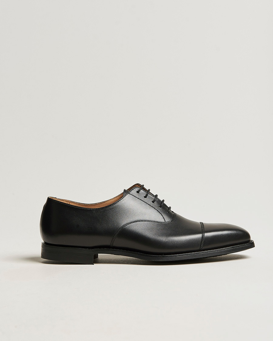 Uomini | Scarpe con cuciture Goodyear Pre-owned | Pre-owned | Crockett & Jones Hallam Oxford City Sole E Black Calf UK6 - EU40