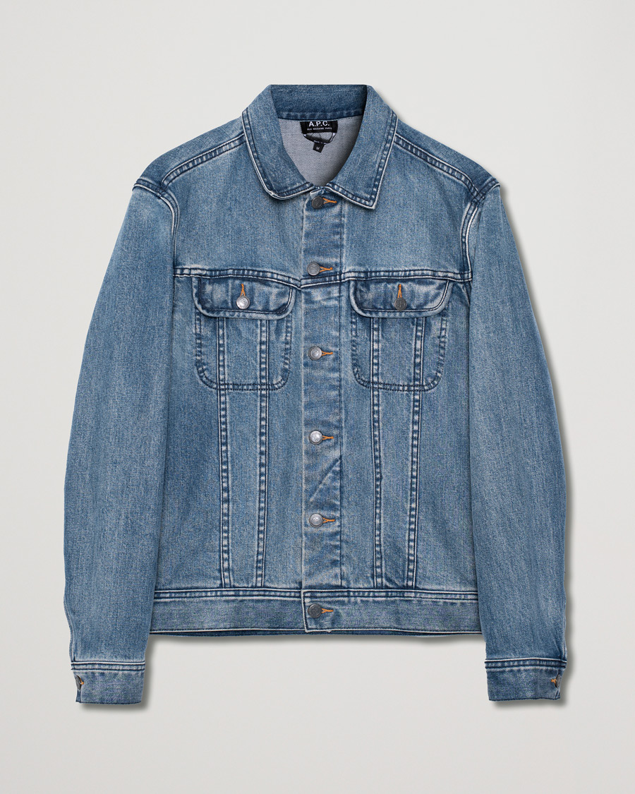 Uomini | A.P.C. Jeans Jacket Indigo | Pre-owned | A.P.C. Jeans Jacket Indigo