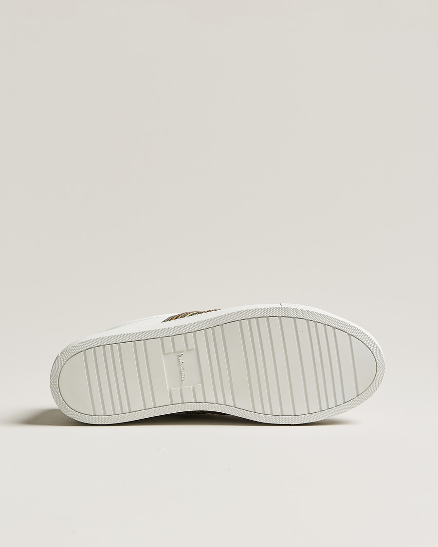 Uomini | Paul Smith Ivo Sneaker White Multistripe Nappa | Pre-owned | Paul Smith Ivo Sneaker White Multistripe Nappa