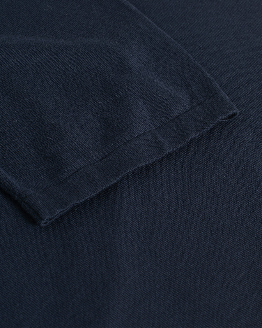 Uomini | Polo | Pre-owned | John Smedley Adrian Slim Fit Sea Island Polo Navy