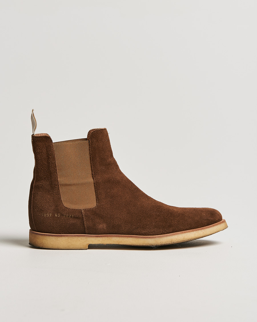 Uomini | Common Projects Chelsea Boot Brown 43 | Pre-owned | Common Projects Chelsea Boot Brown 43
