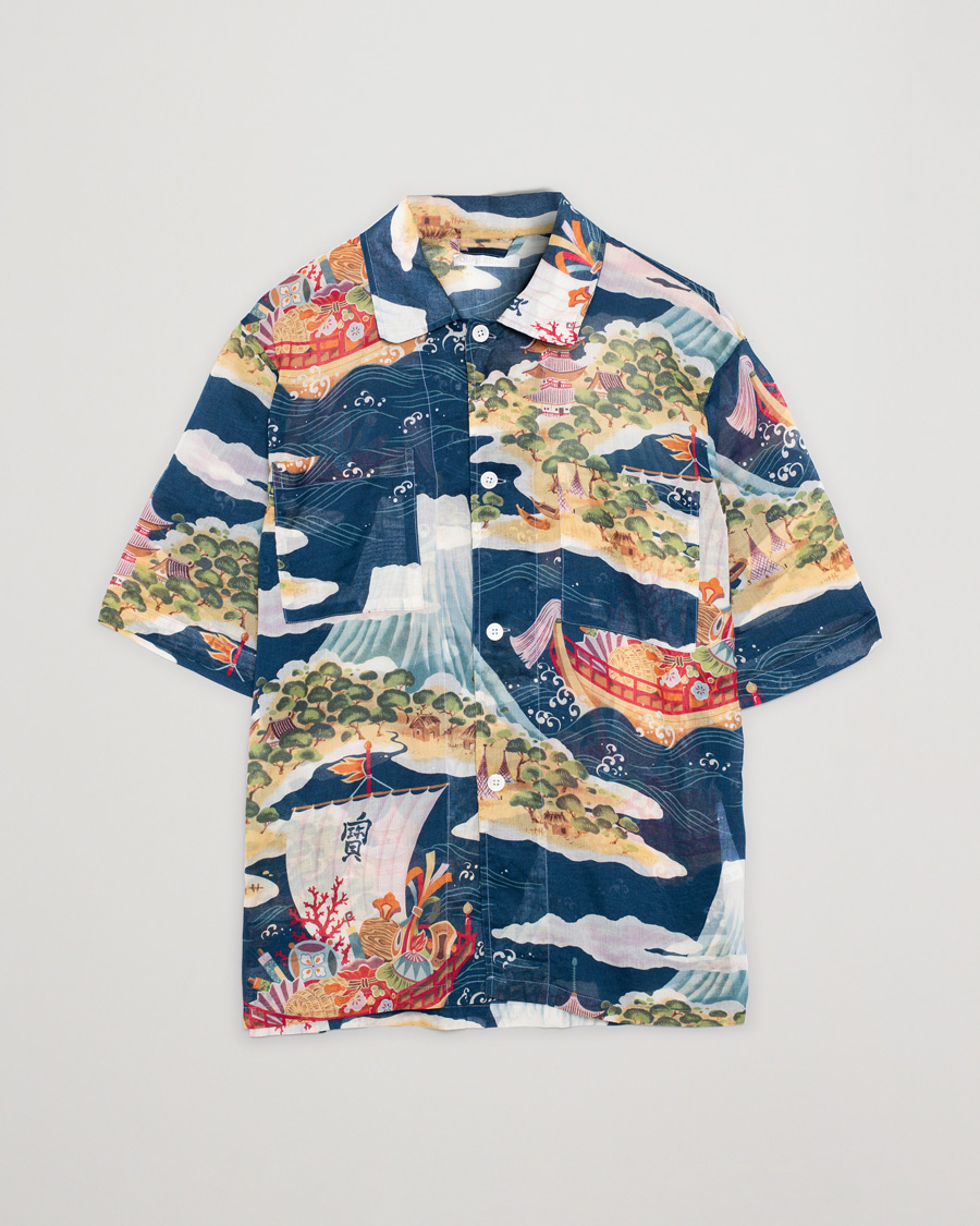 Uomini | Our Legacy Box 2P Short Sleeve Shirt Crossing the Seven Seas | Pre-owned | Our Legacy Box 2P Short Sleeve Shirt Crossing the Seven Seas