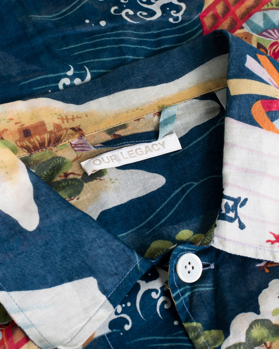 Uomini | Our Legacy Box 2P Short Sleeve Shirt Crossing the Seven Seas | Pre-owned | Our Legacy Box 2P Short Sleeve Shirt Crossing the Seven Seas