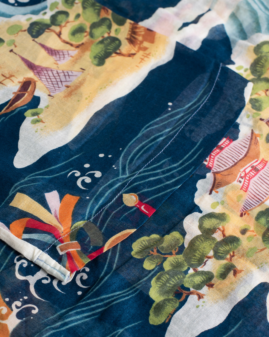 Uomini | Our Legacy Box 2P Short Sleeve Shirt Crossing the Seven Seas | Pre-owned | Our Legacy Box 2P Short Sleeve Shirt Crossing the Seven Seas