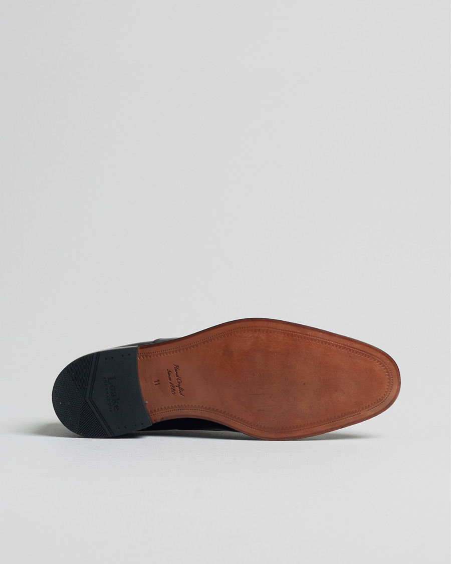 Uomini | Loake Lifestyle Patent Black | Pre-owned | Loake Lifestyle Patent Black