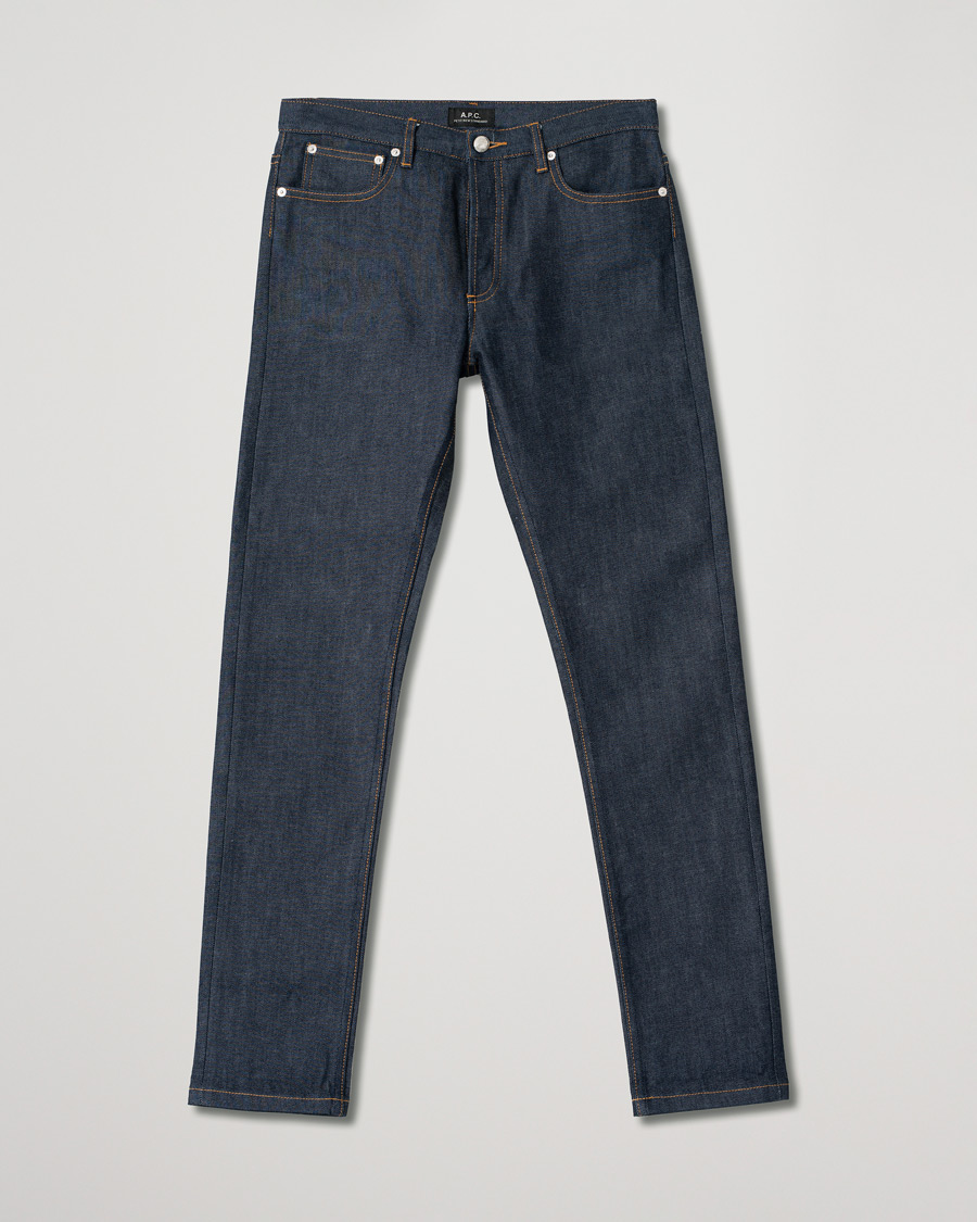 Uomini | Jeans | Pre-owned | A.P.C. Petit New Standard Stretch Jeans Dark Indigo