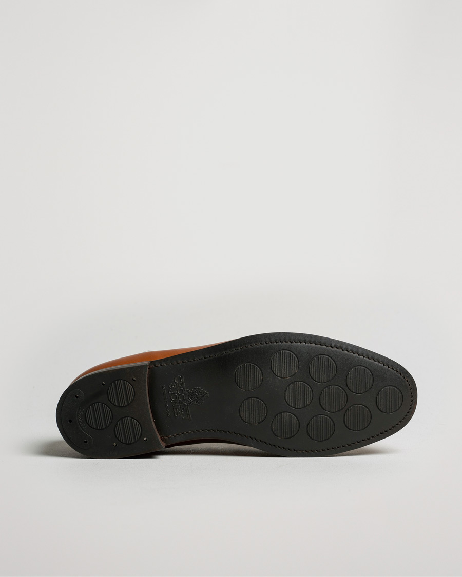 Uomini | Crockett & Jones Boston City Sole Congac Calf | Pre-owned | Crockett & Jones Boston City Sole Congac Calf