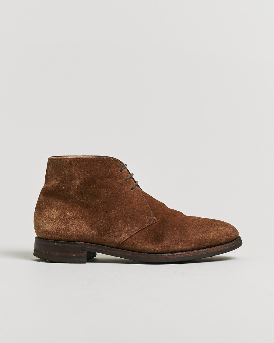 Uomini | Scarpe con cuciture Goodyear Pre-owned | Pre-owned | Loake 1880 Kempton Chukka Boot Brown Suede UK7 - EU41