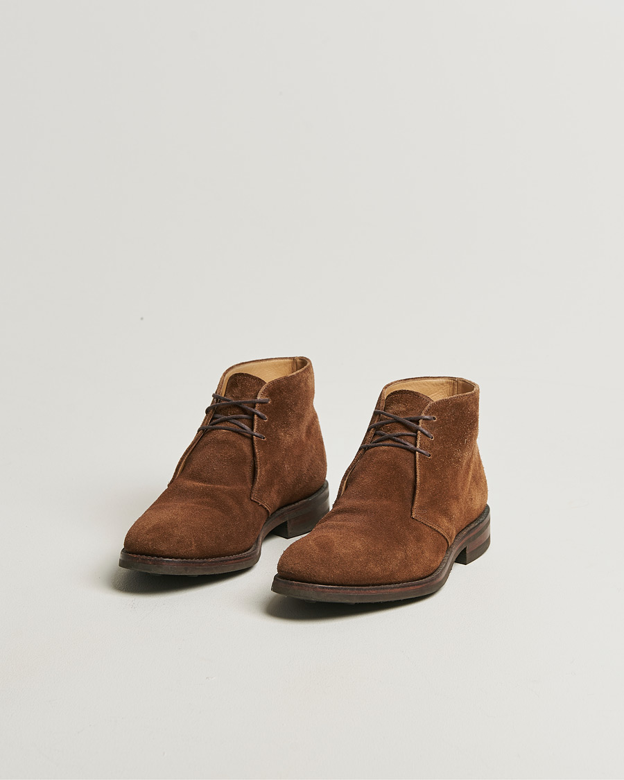 Uomini | Scarpe con cuciture Goodyear Pre-owned | Pre-owned | Loake 1880 Kempton Chukka Boot Brown Suede UK7,5 - EU41,5