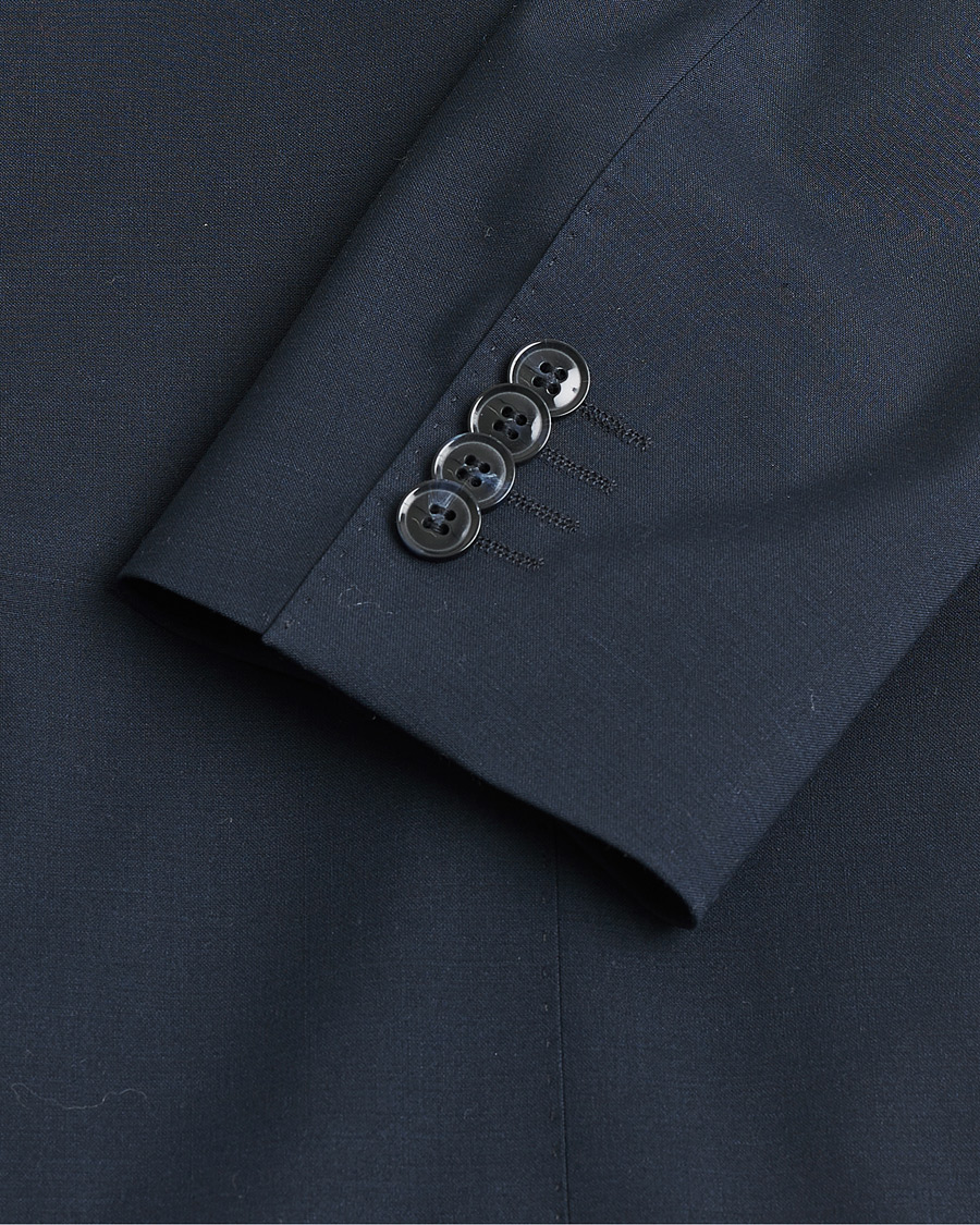 Uomini | Giacca da abito Pre-owned | Pre-owned | Oscar Jacobson Edmund Wool Blazer Navy 46