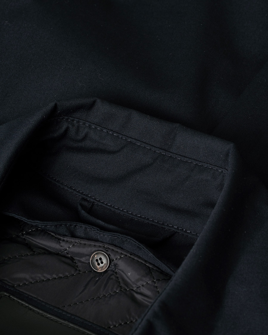 Uomini | Emporio Armani Trenchcoat Navy | Pre-owned | Emporio Armani Trenchcoat Navy