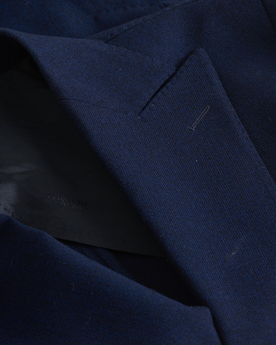 Uomini | Oscar Jacobson Erik Double Breasted Wool Blazer Navy 46 | Pre-owned | Oscar Jacobson Erik Double Breasted Wool Blazer Navy 46