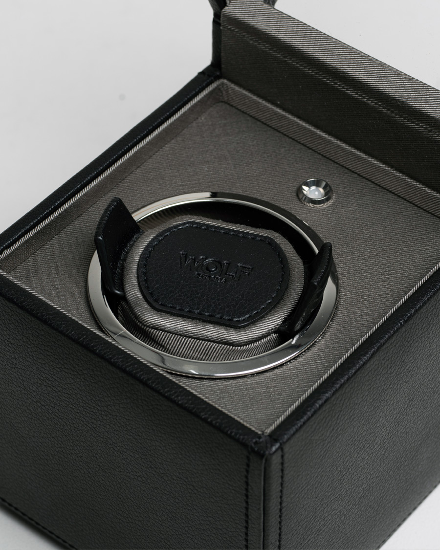 Uomini | WOLF Cub Single Winder With Cover Black | Pre-owned | WOLF Cub Single Winder With Cover Black